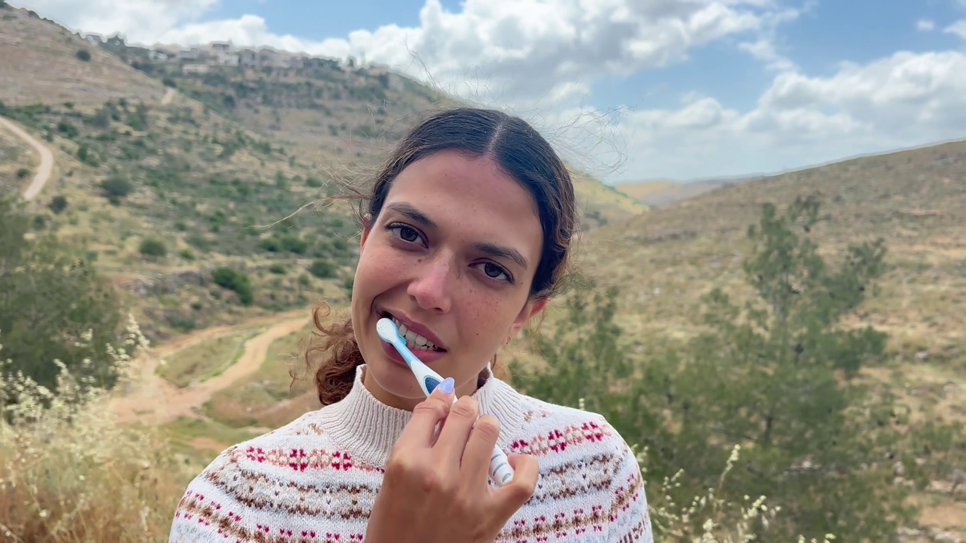 צילום מסך מתוך עבודת הוידיאו שתוקרן בתוך המיצב